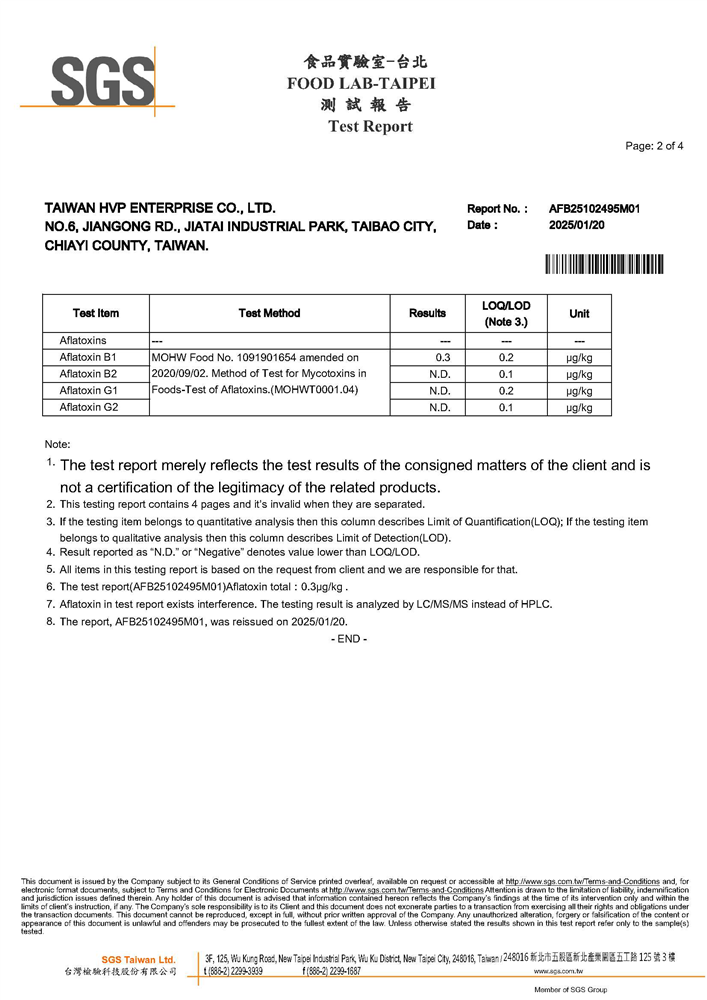 Aflatoxin (Non-GMO Soya Flak